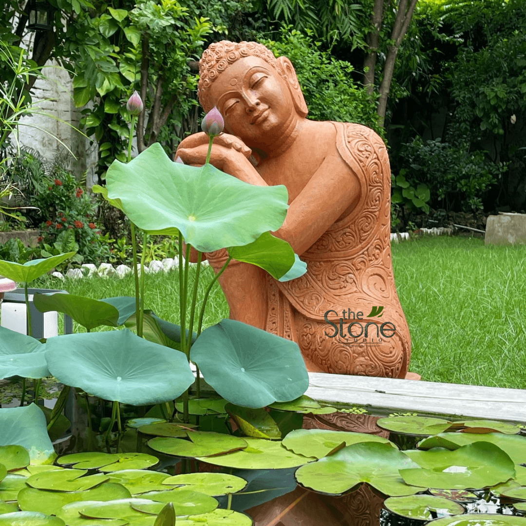 Resting Buddha Garden Statue 3ft: Buy Best - The Stone Studio